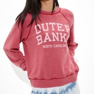AE Summer Graphic Fleece Crew Neck Sweatshirt